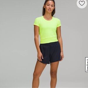 NWT lululemon track that MR short 5” lined short